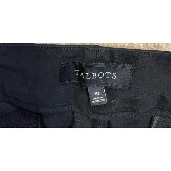 Talbots The Perfect Short Women's Size 10 Black 10” Inseam - Picture 2 of 7